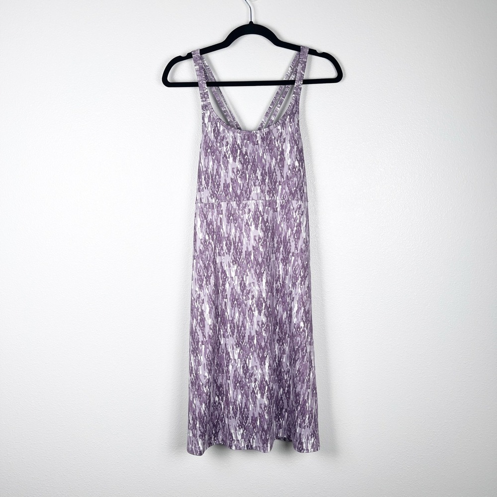Columbia Women's Grass Valley Active Dress Abstrac Purple Sz L